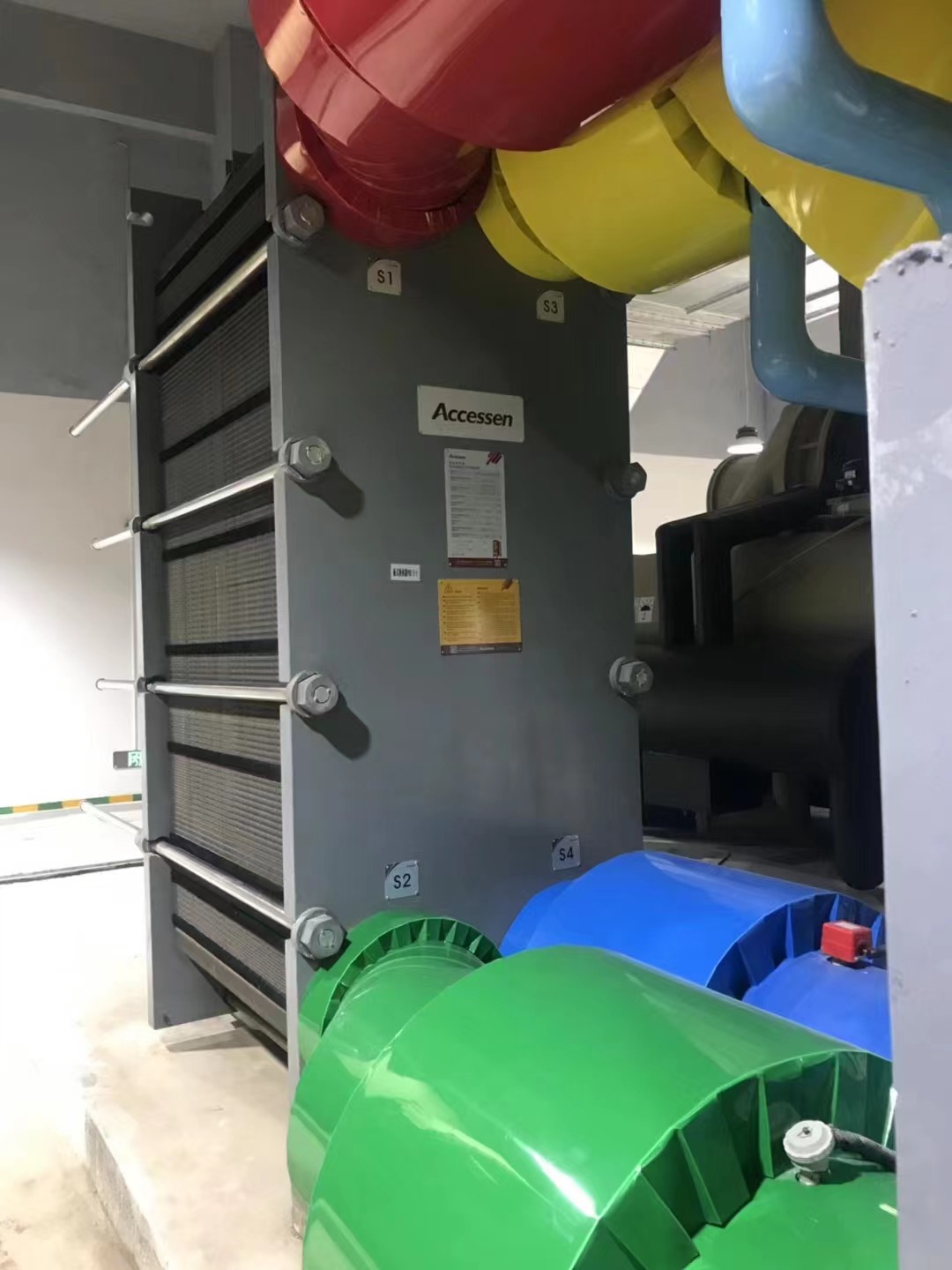 GD . 重慶中國電信兩江新區(qū)云計(jì)算基地-1 - 艾克森換熱器案例圖片